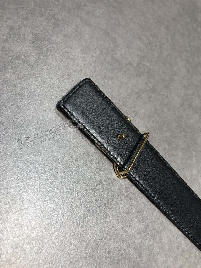 LOEWE皮帶 原單進口雙面頭層牛皮 羅意威女士皮帶  xfp2154